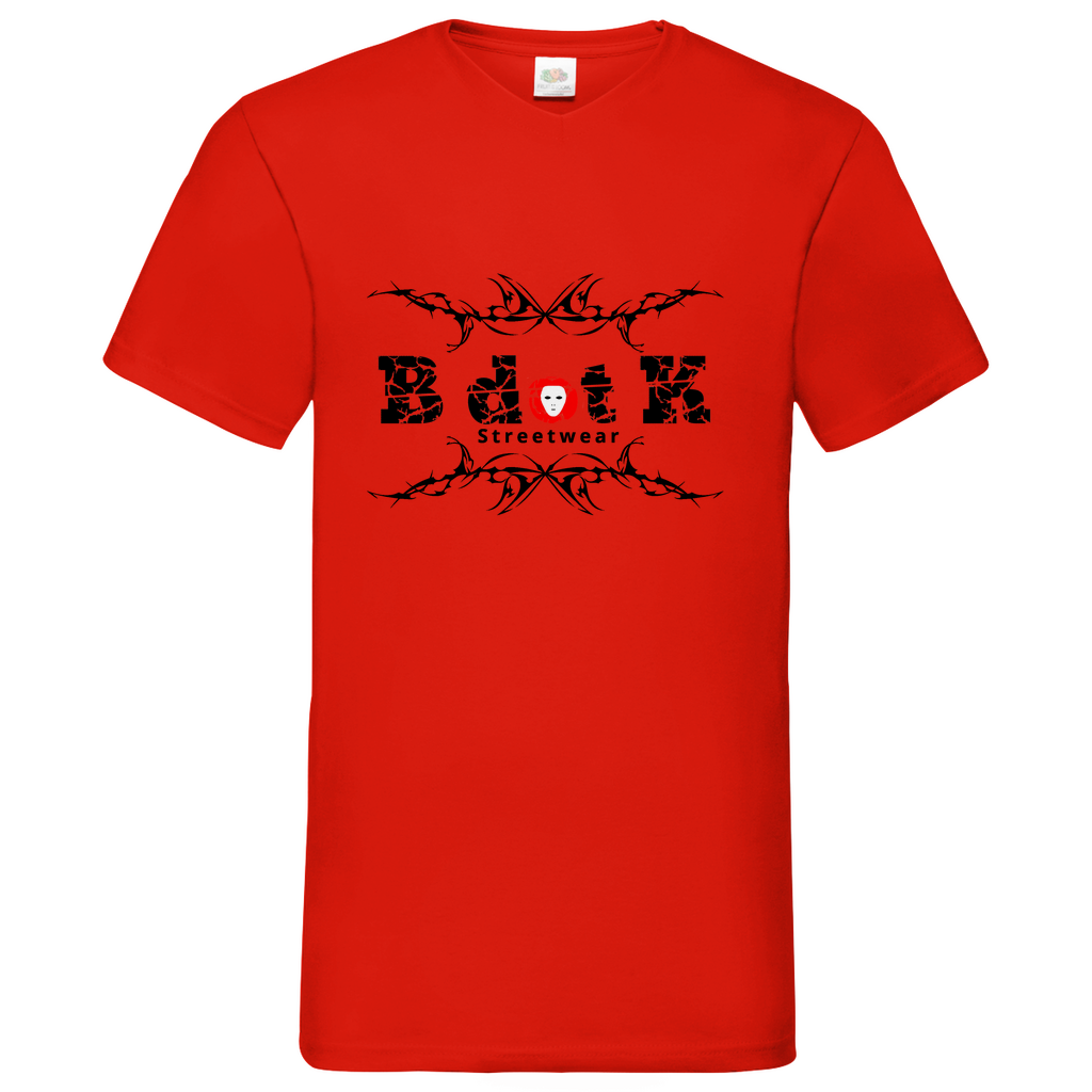 B dot K Streetware - V-Neck T-Shirt - bright