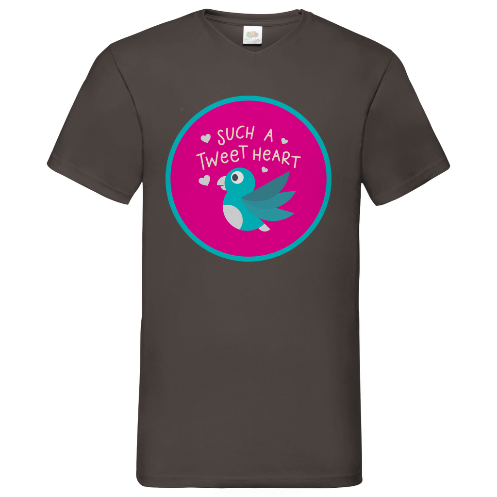 Tweet Herat - V-Neck T-Shirt