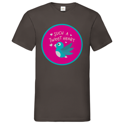 Tweet Herat - V-Neck T-Shirt