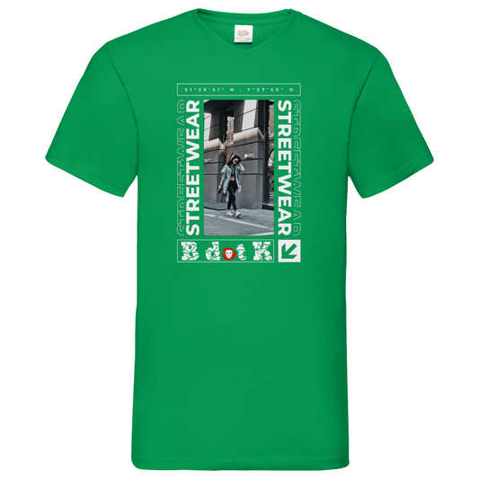 Grad B dot K - V-Neck T-Shirt dark