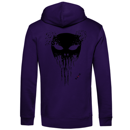 Bio Hoodie - eco B dot K Mask wrecked dark