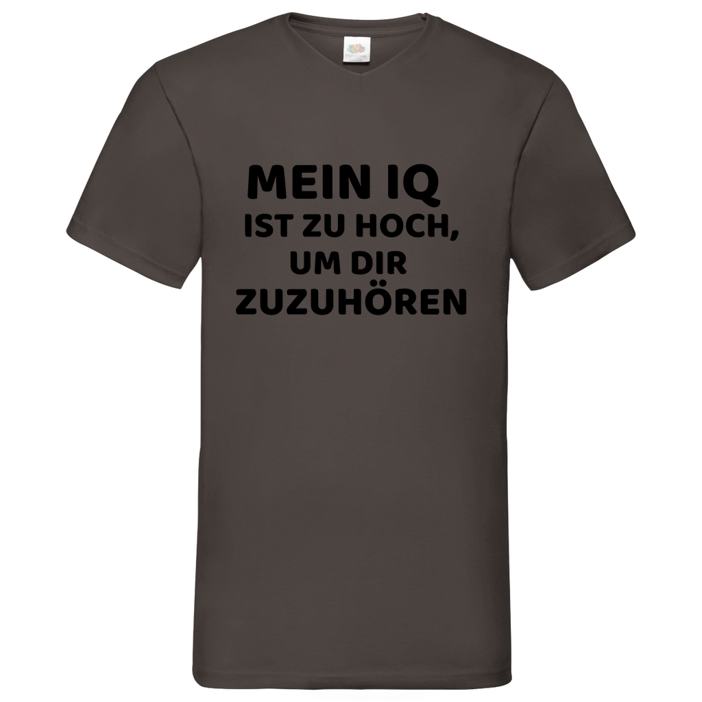 IQ - V-Neck T-Shirt bright