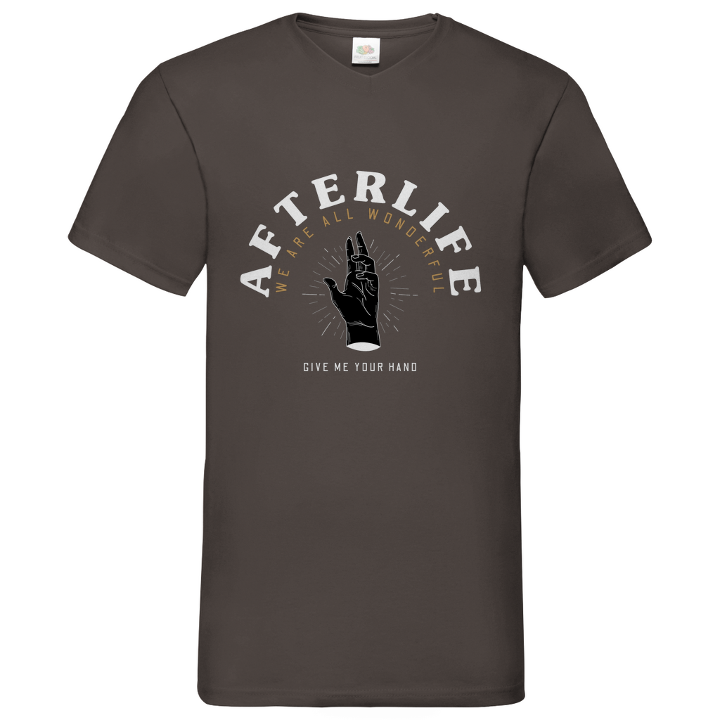 After Life - V-Neck T-Shirt dark