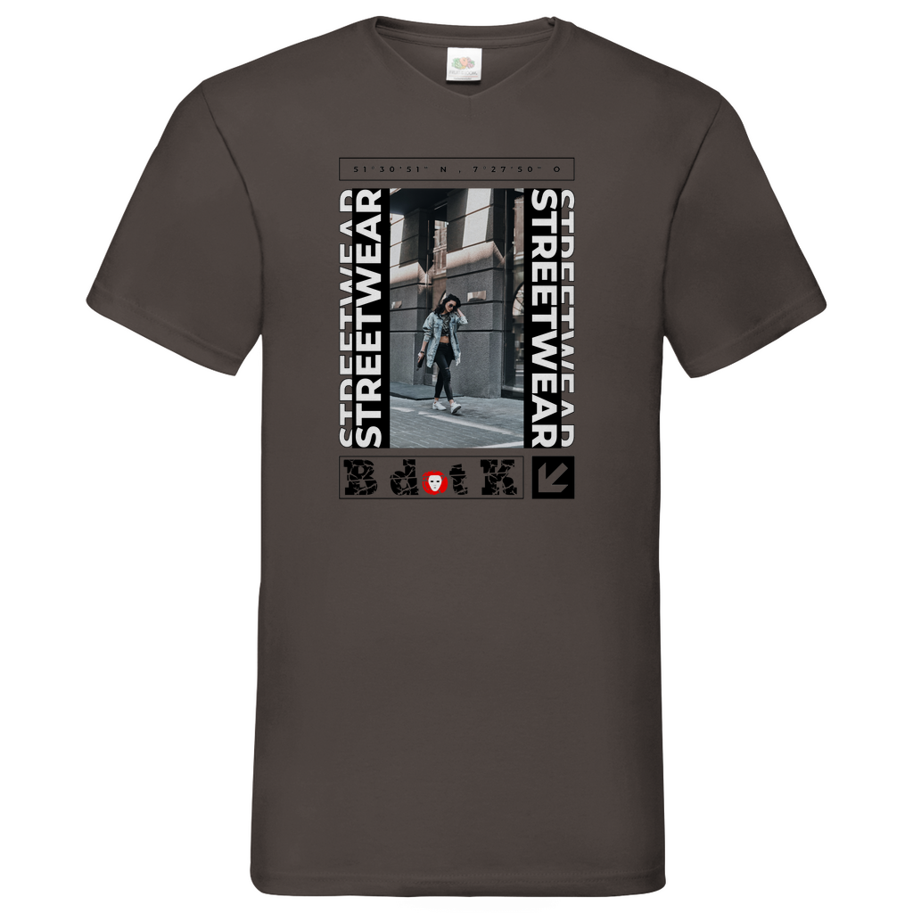 Grad - V-Neck T-Shirt bright