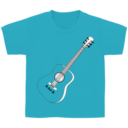 T-Shirt kids - Guitar B dot K  / bright