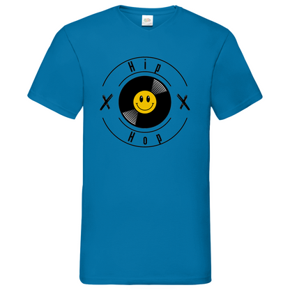 HipHop smily - V-Neck T-Shirt