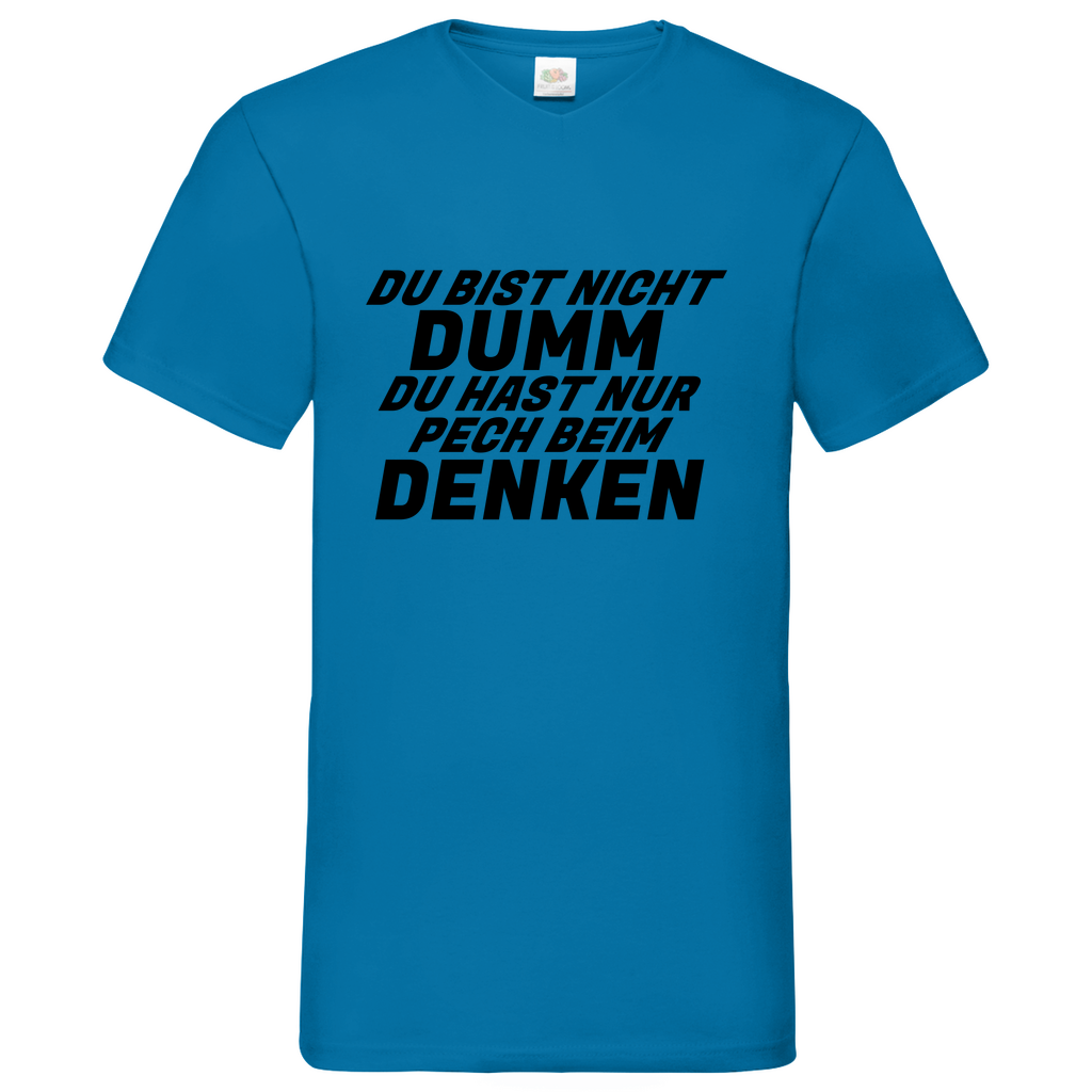 Dumm - V-Neck T-Shirt bright