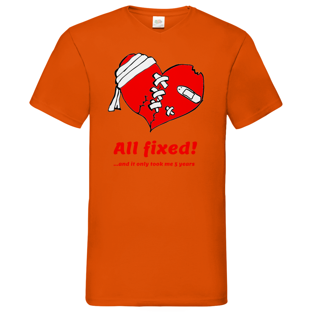 All fixed - V-Neck T-Shirt