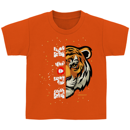 T-Shirt Kids - Tiger B dot K  / dark