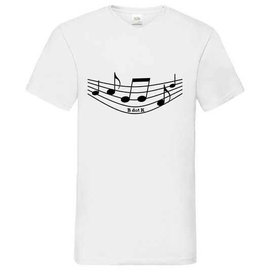 B dot K eco sound - V-Neck T-Shirt bright