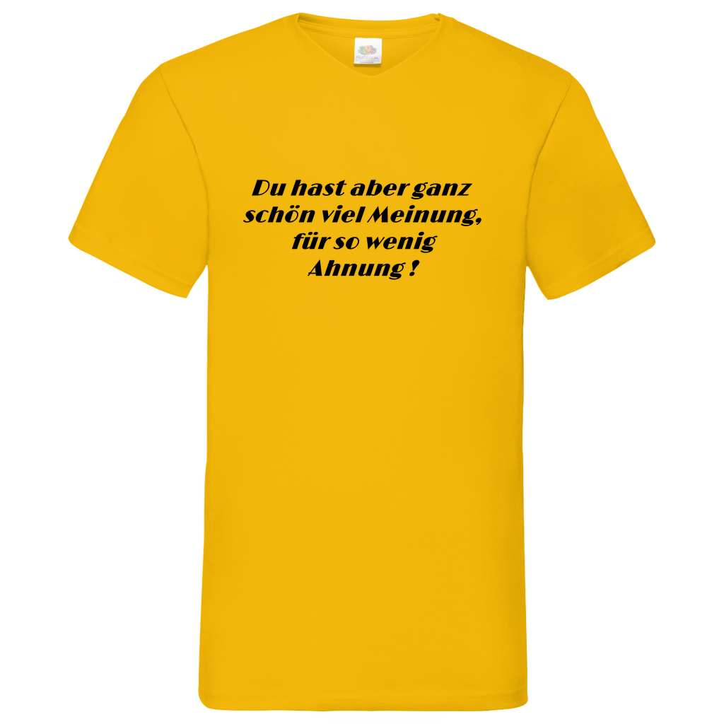 Ahnung - V-Neck T-Shirt bright