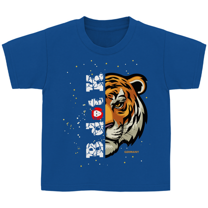 T-Shirt Kids - Tiger B dot K  / dark