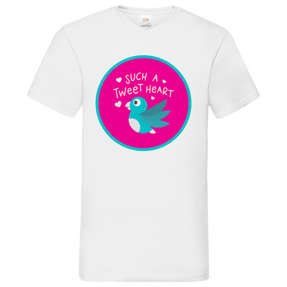 Tweet Herat - V-Neck T-Shirt
