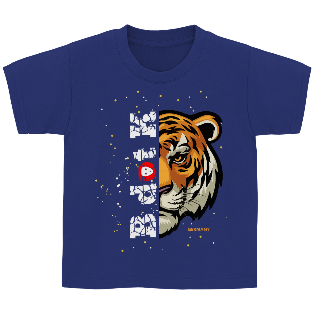 T-Shirt Kids - Tiger B dot K  / dark