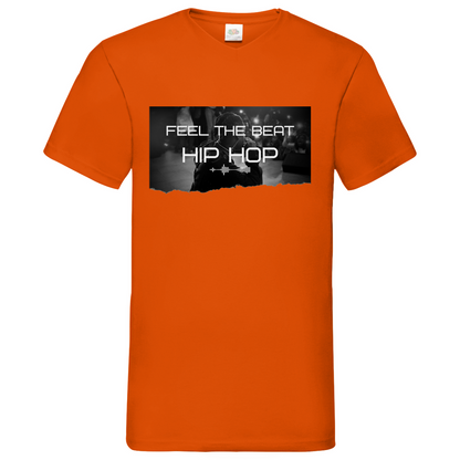 Feel HipHop - V-Neck T-Shirt bright