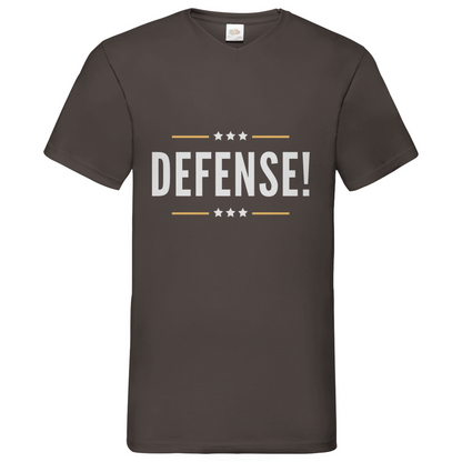 Defense - V-Neck T-Shirt dark