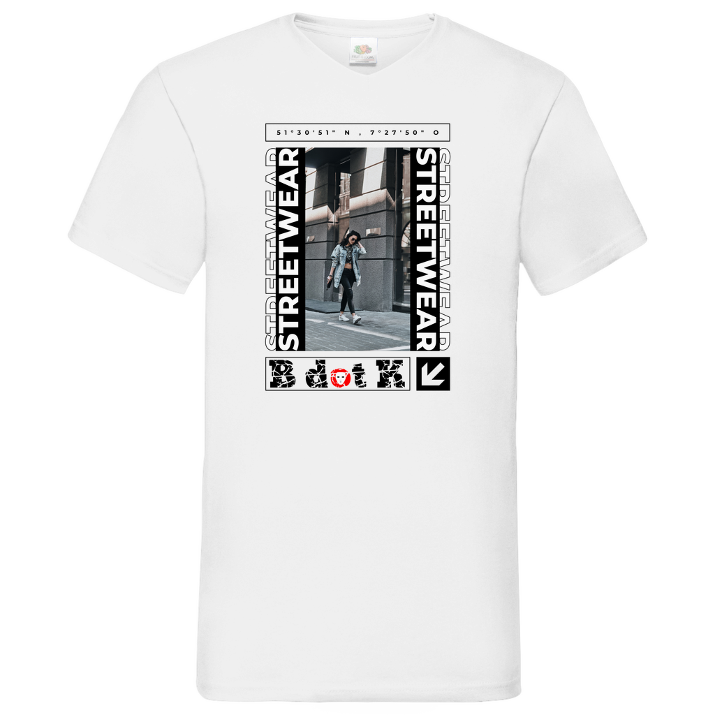 Grad - V-Neck T-Shirt bright