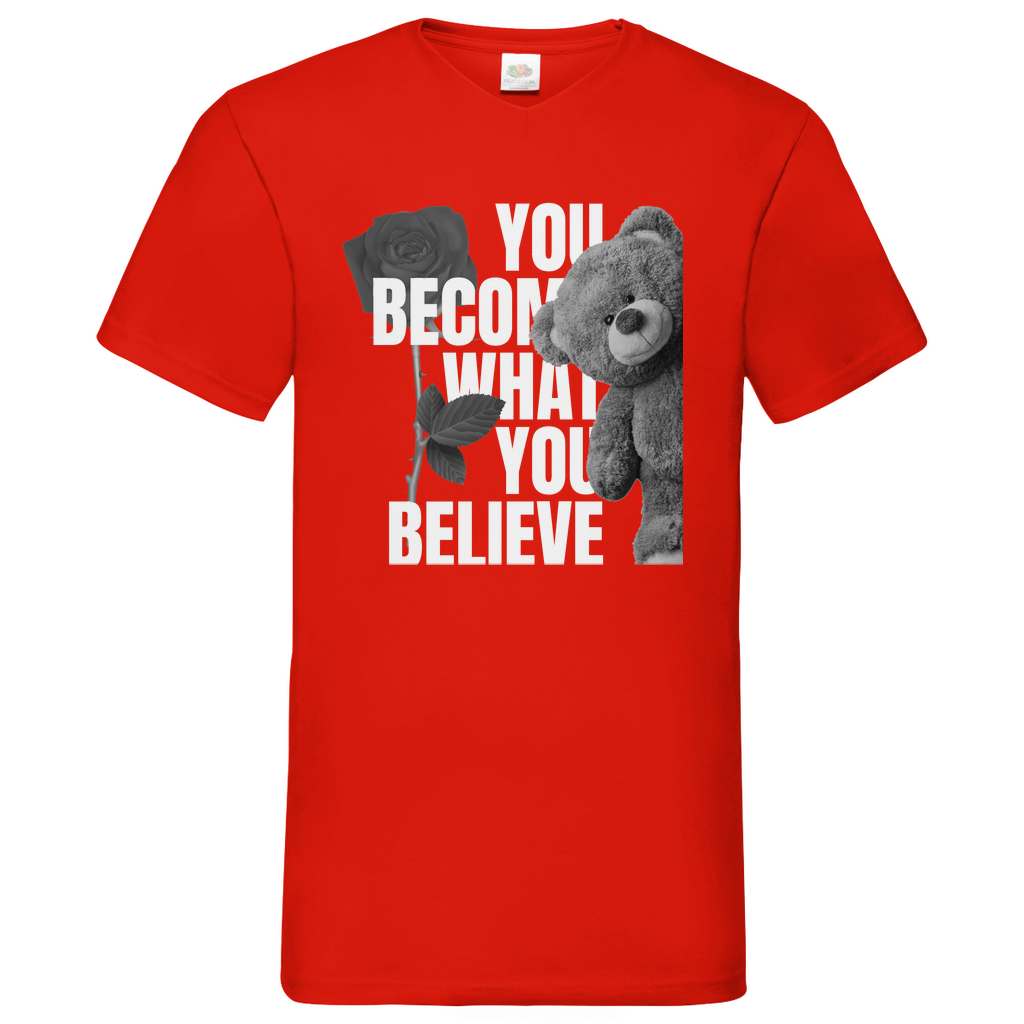 Bear - V-Neck T-Shirt dark