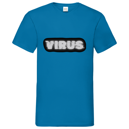 Virus - V-Neck T-Shirt - dark