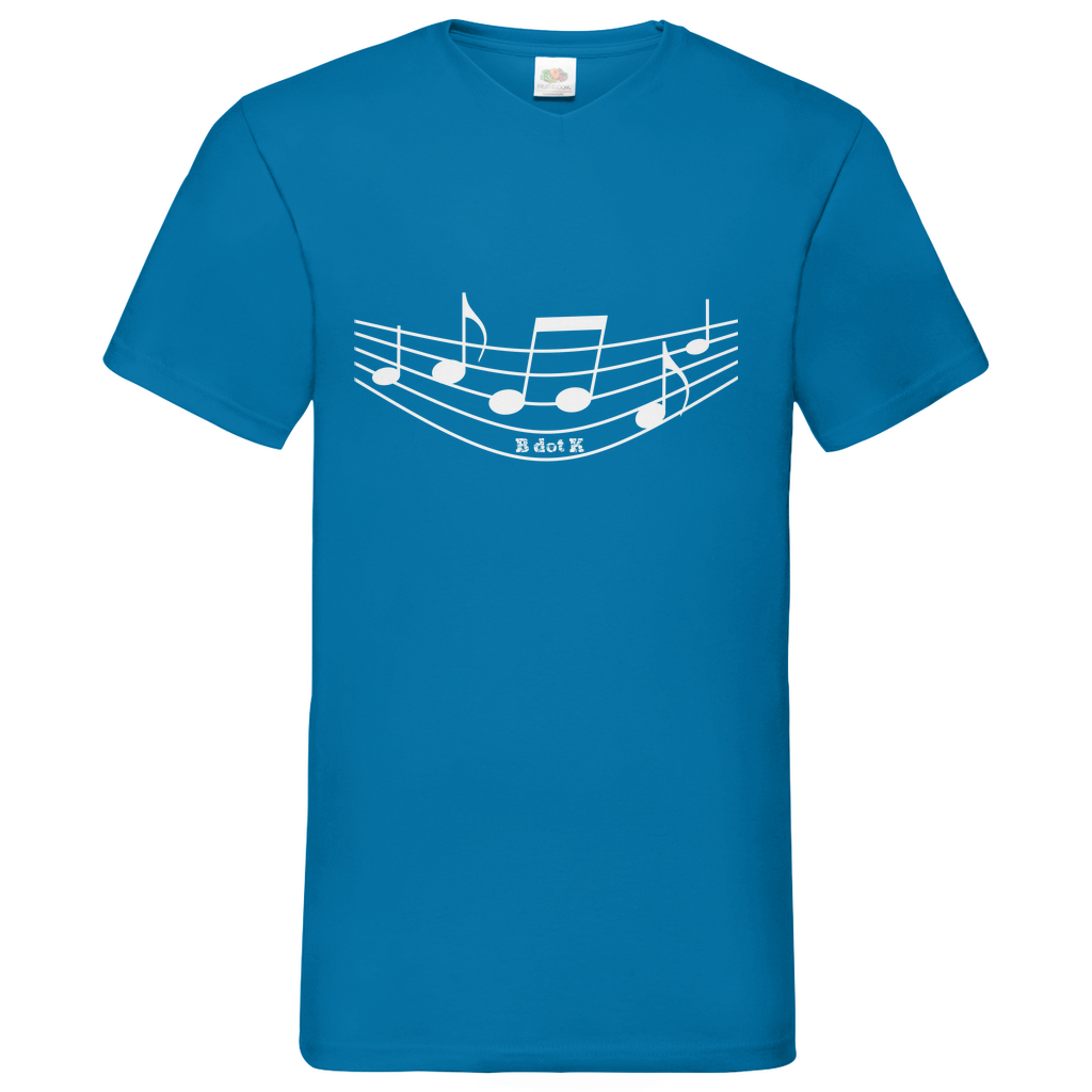 B dot K eco sound - V-Neck T-Shirt dark