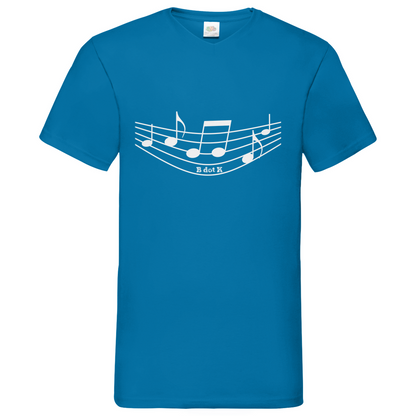 B dot K eco sound - V-Neck T-Shirt dark