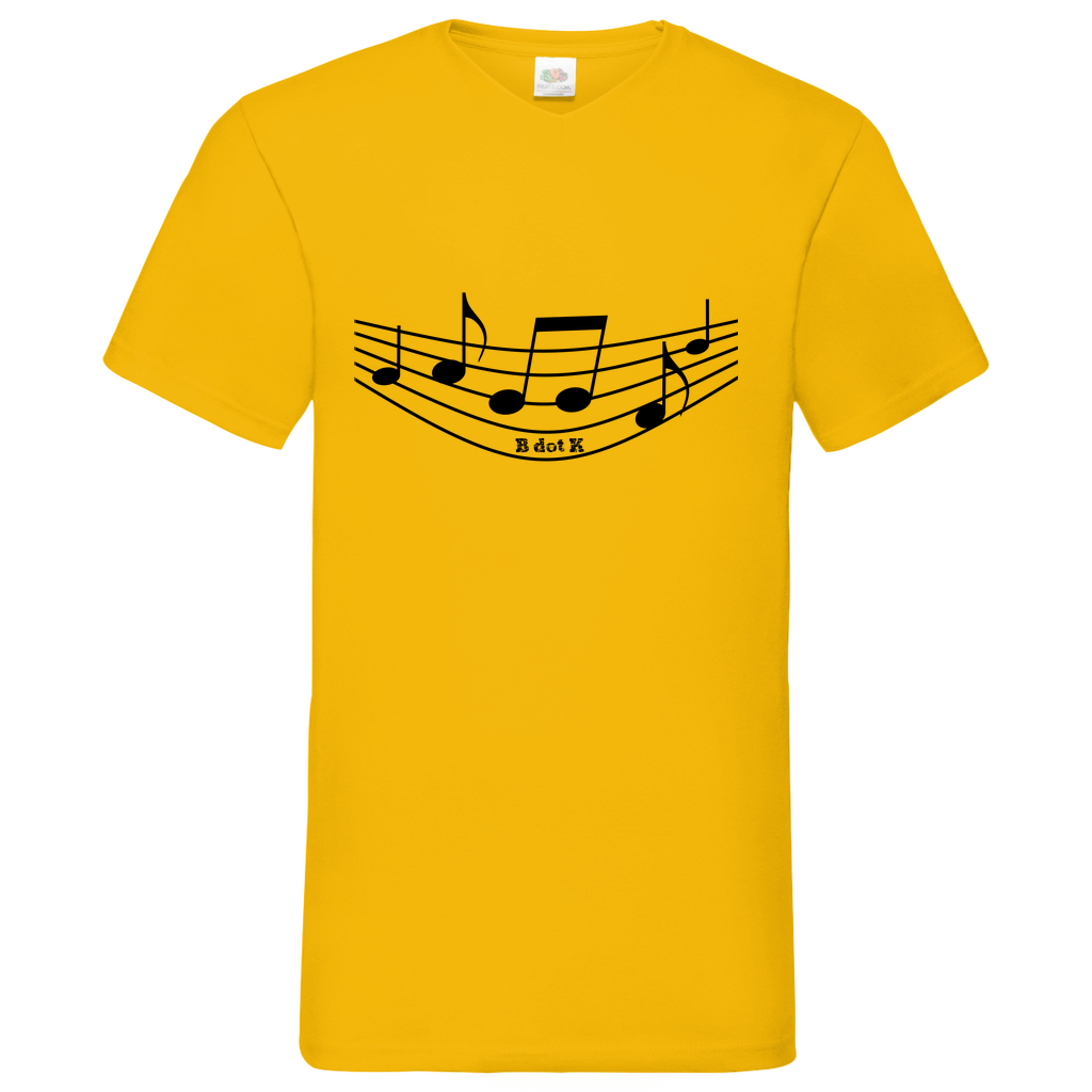 B dot K eco sound - V-Neck T-Shirt bright