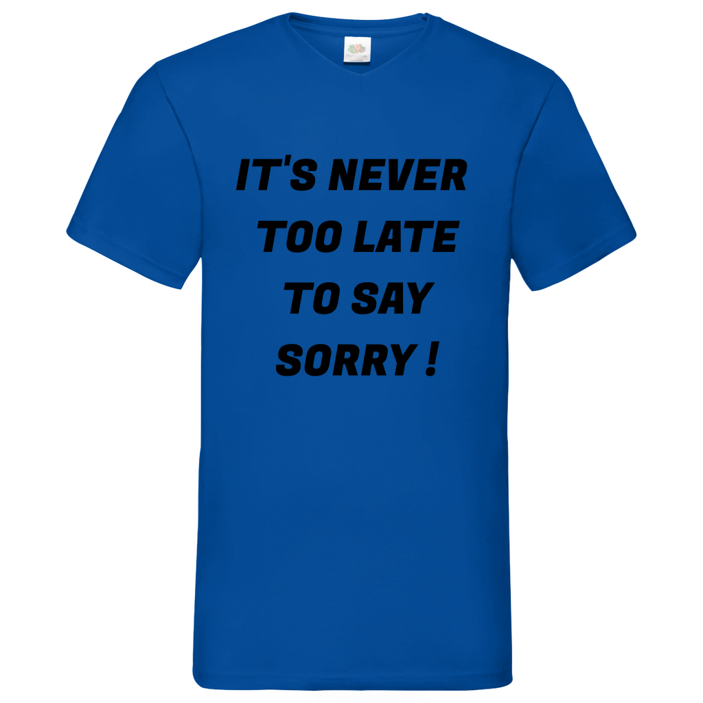 Sorry - V-Neck T-Shirt bright