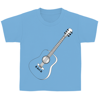T-Shirt kids - Guitar B dot K  / bright