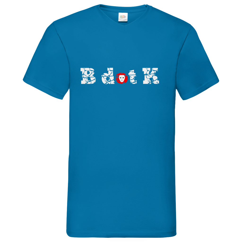 B dot K eco - Basic V-Neck T-Shirt dark