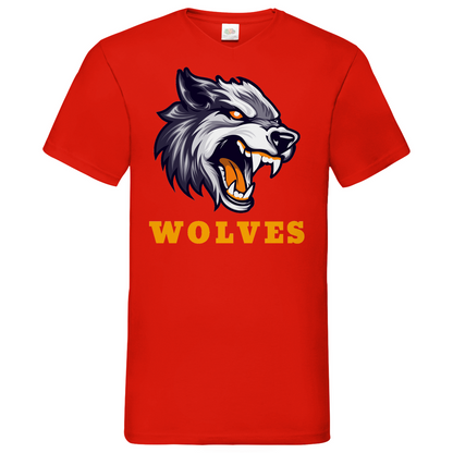 Wolfes - V-Neck T-Shirt