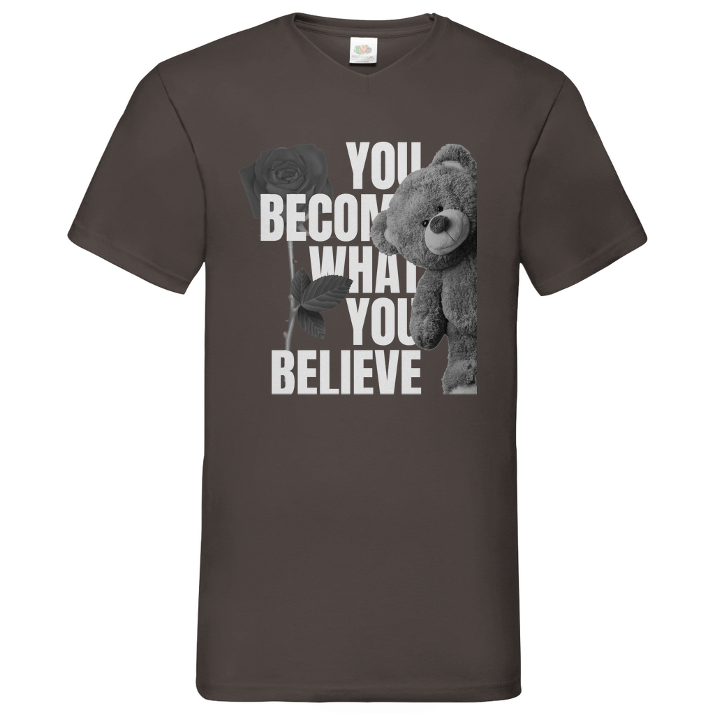 Bear - V-Neck T-Shirt dark