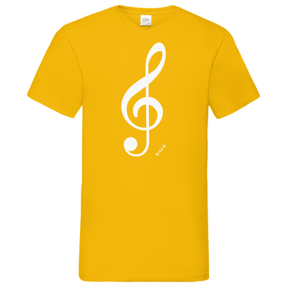 B dot K eco notekey - V-Neck T-Shirt dark