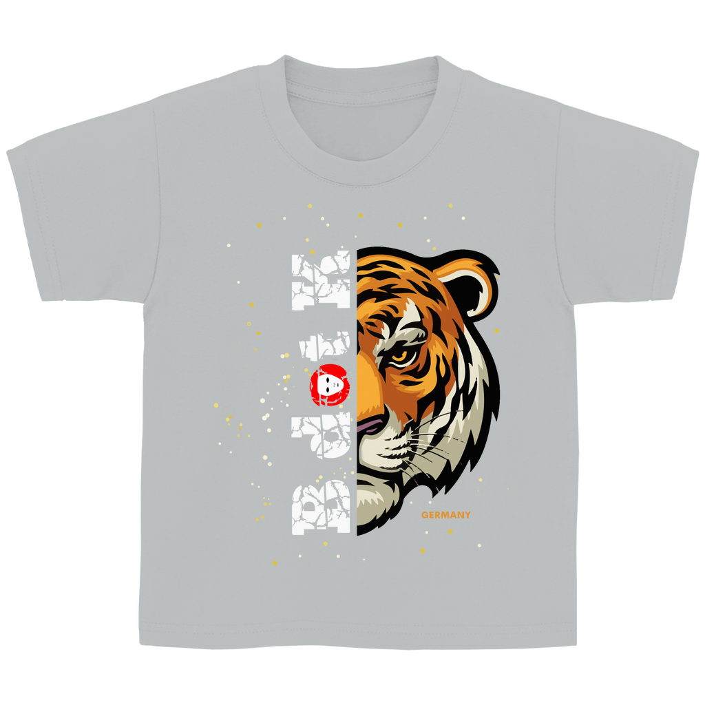 T-Shirt Kids - Tiger B dot K  / dark