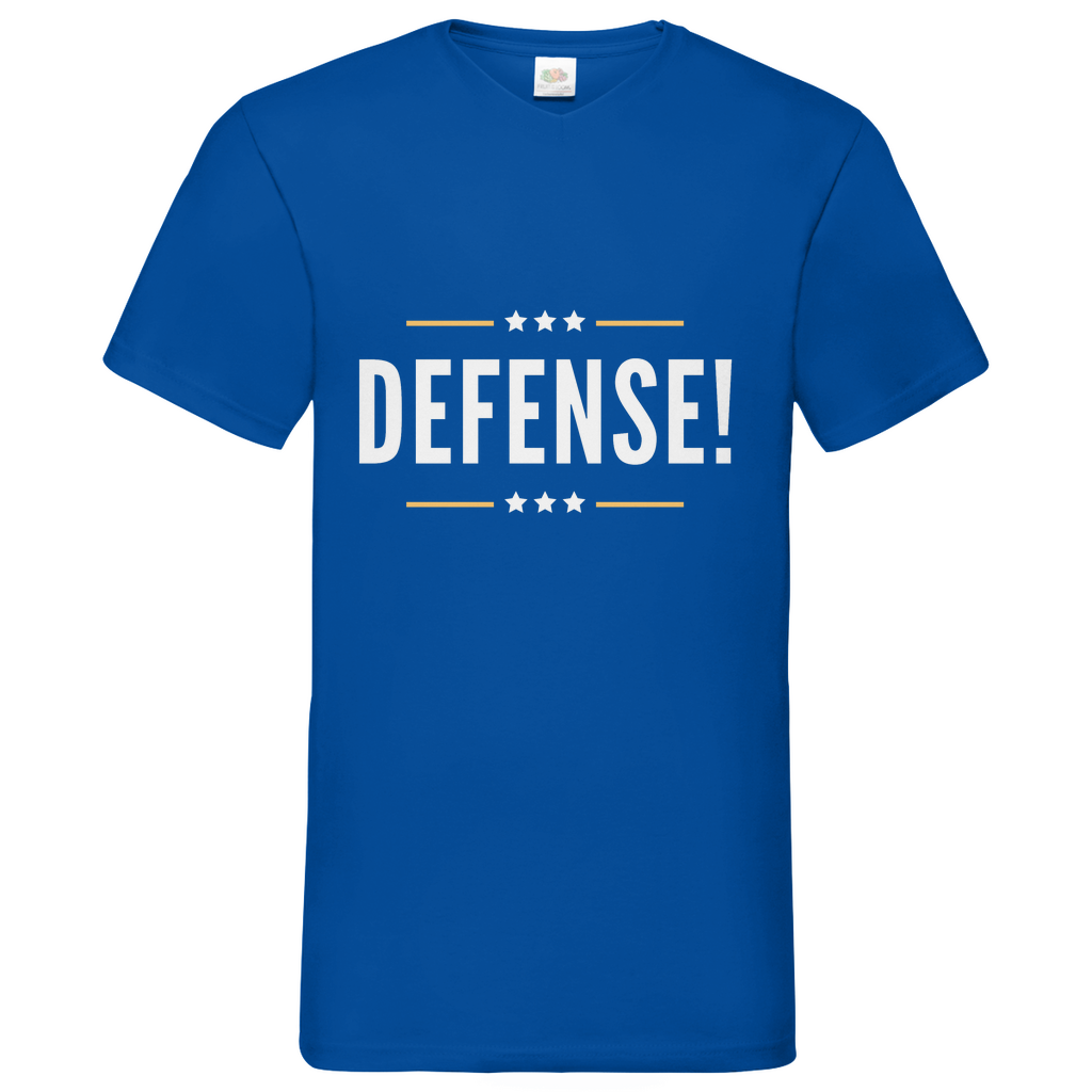 Defense - V-Neck T-Shirt dark