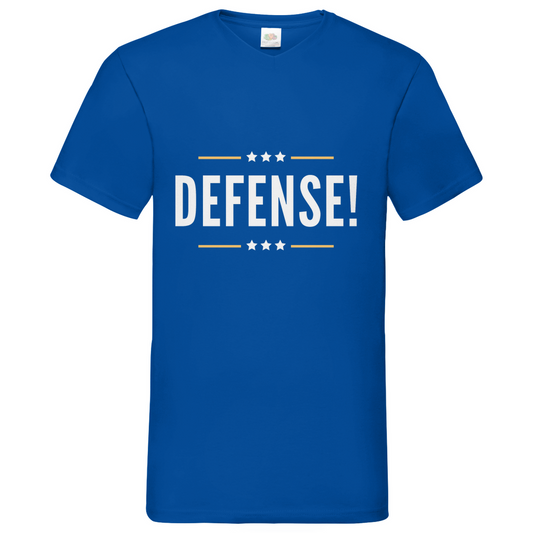 Defense - V-Neck T-Shirt dark