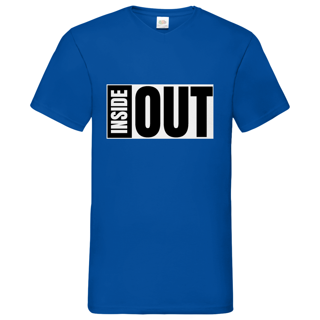 Inside Out - V-Neck T-Shirt - dark