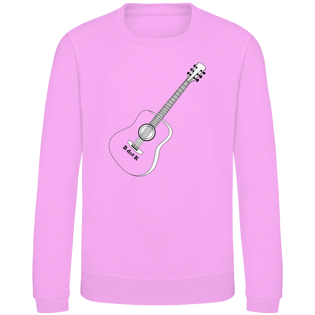 eco Sweatshirt Kids - Guitar B dot K  / bright