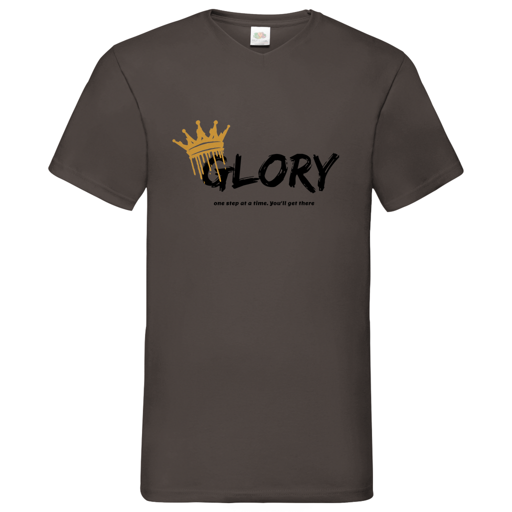 Glory- V-Neck T-Shirt dark