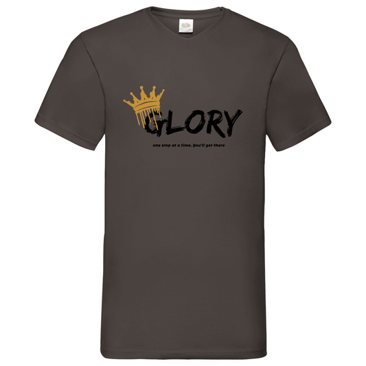 Glory- V-Neck T-Shirt dark