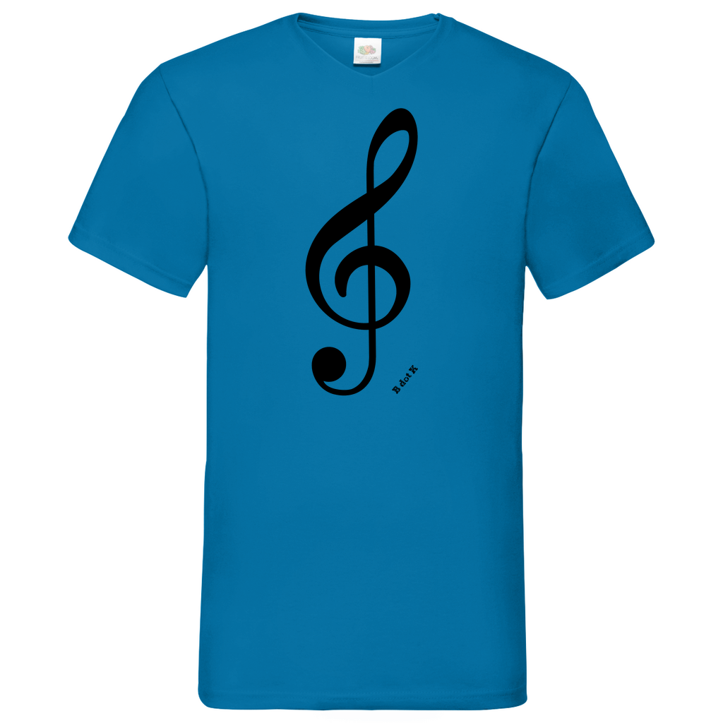 B dot K eco notekey - V-Neck T-Shirt bright