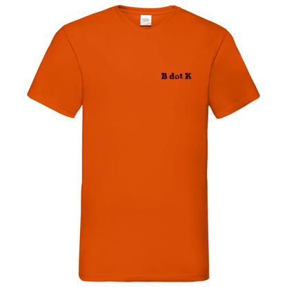 B dot K eco Mask back - V-Neck T-Shirt bright