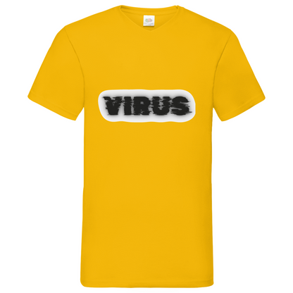 Virus - V-Neck T-Shirt - bright