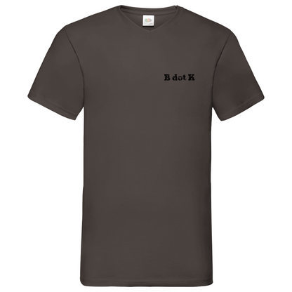 B dot K eco Mask back - V-Neck T-Shirt bright