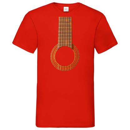 Guitar - V-Neck T-Shirt bright