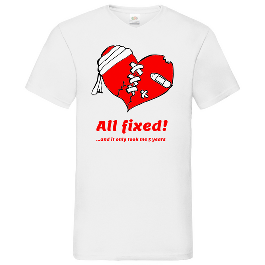 All fixed - V-Neck T-Shirt