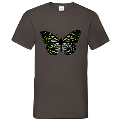 Butterfly green - V-Neck T-Shirt