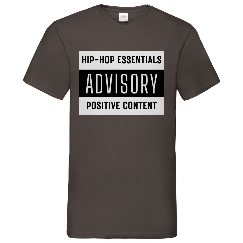 HipHop Advisory - V-Neck T-Shirt dark
