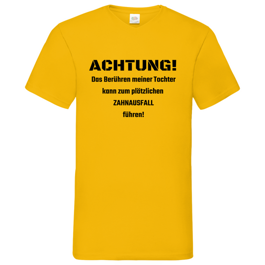 Tochter - V-Neck T-Shirt bright