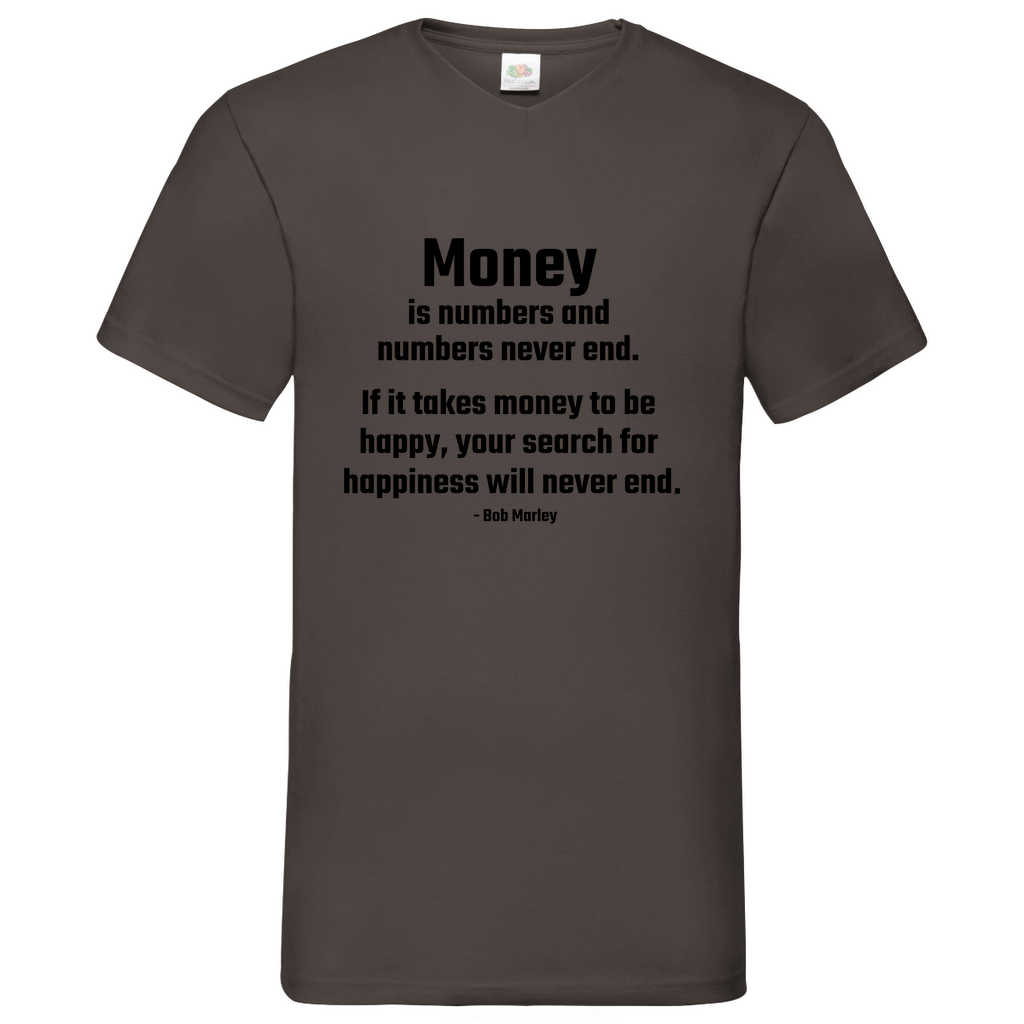 Money- V-Neck T-Shirt bright