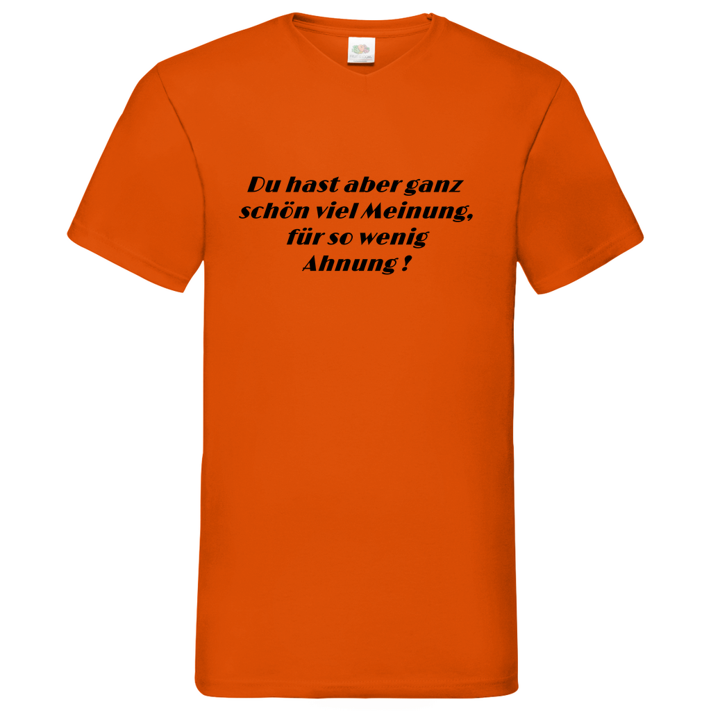 Ahnung - V-Neck T-Shirt bright